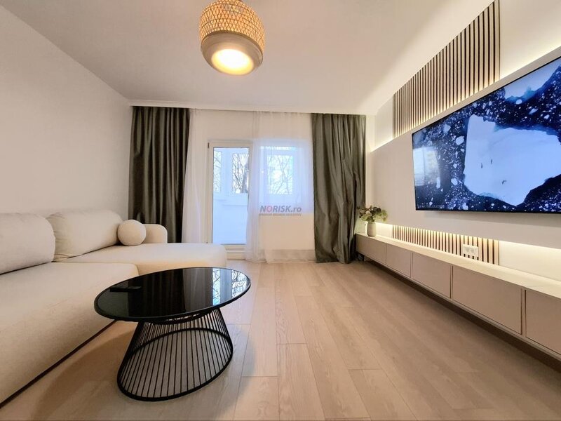 Nerva Traian 2 camere lux premium  mobilat  centrala  61mp  et.1