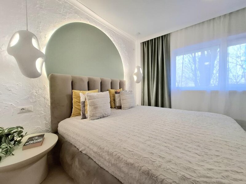 Nerva Traian 2 camere lux premium  mobilat  centrala  61mp  et.1